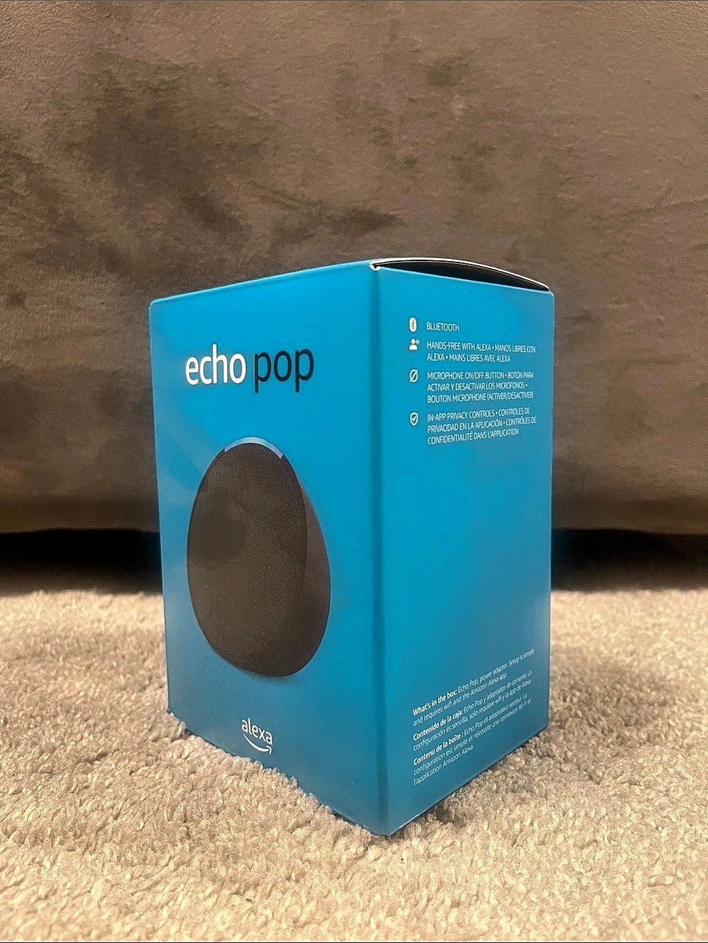 Amazon Echo Pop Blue Smart Speaker NWT